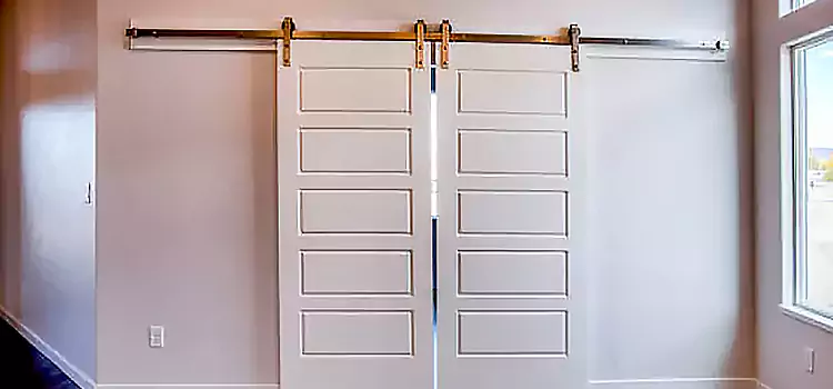Glass Barn Door with Installation Hardware Kit West Hempstead